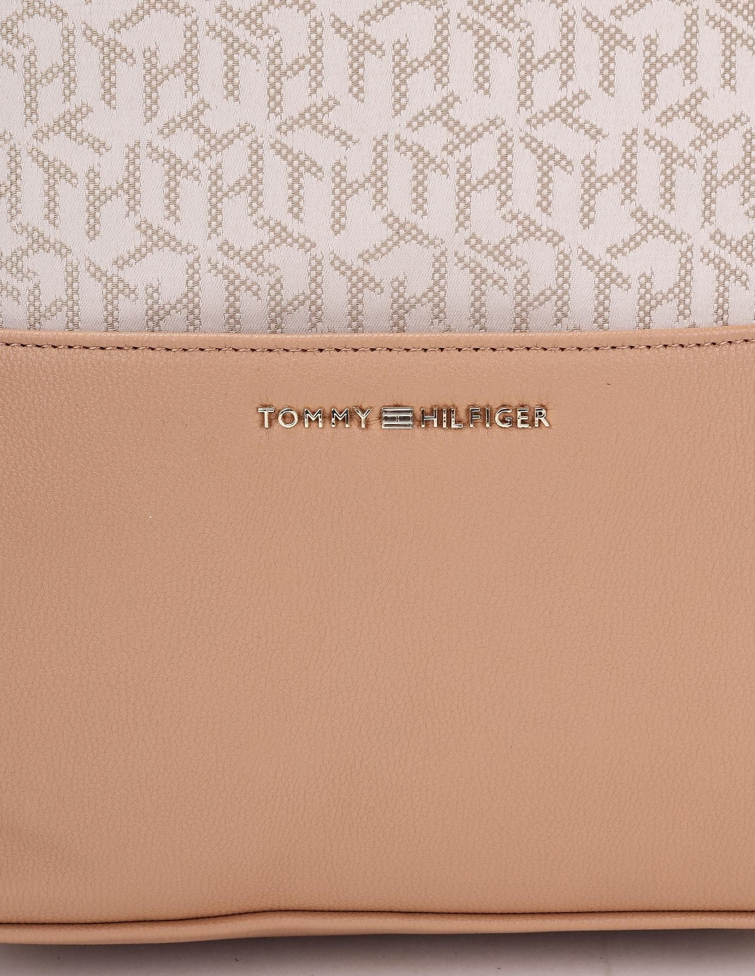 Tommy Hilfiger Logo White Polyester Backpack