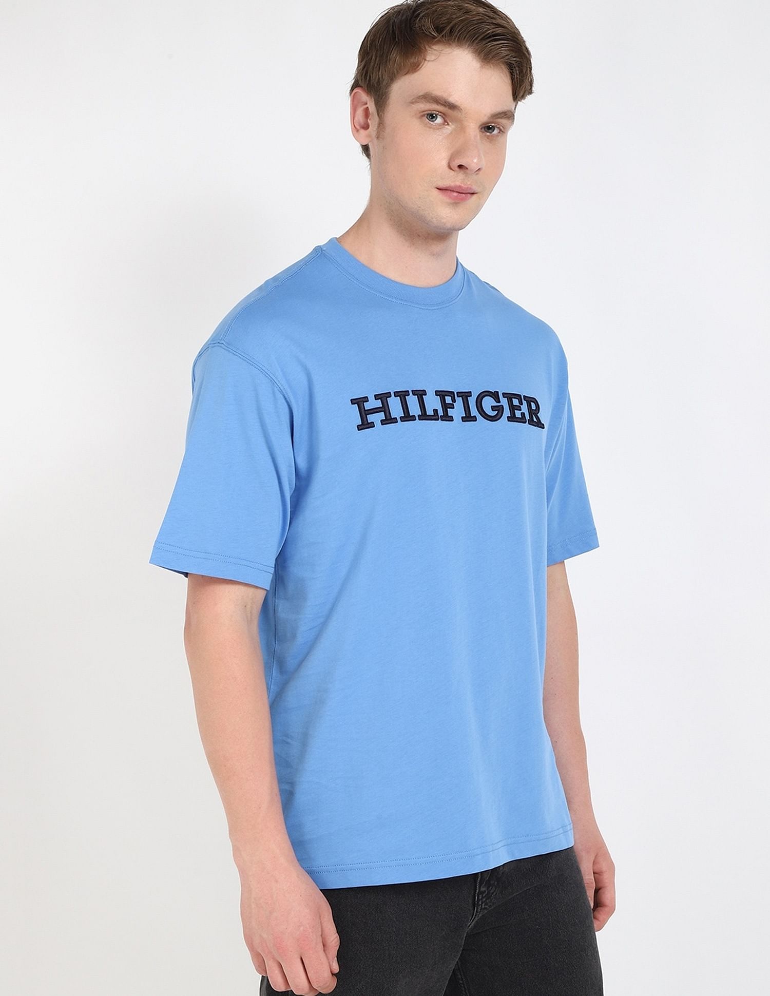 Tommy Hilfiger Embroidered Logo Regular-Fit Cotton T-Shirt