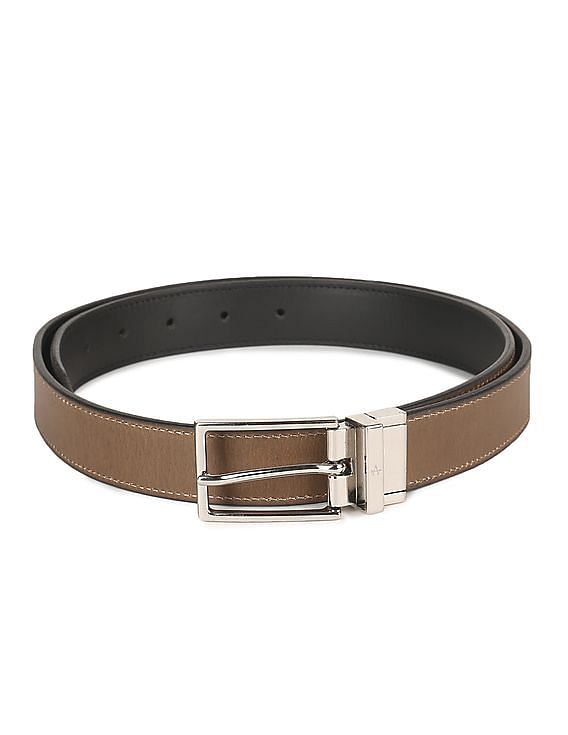 Arrow Men Formal Brown Genuine Leather Belt