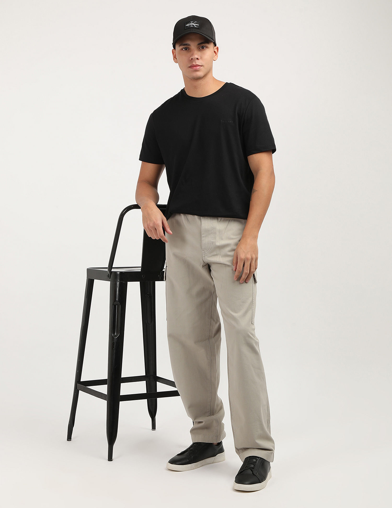 Calvin Klein Jeans Ripstop Straight Cargo Trousers