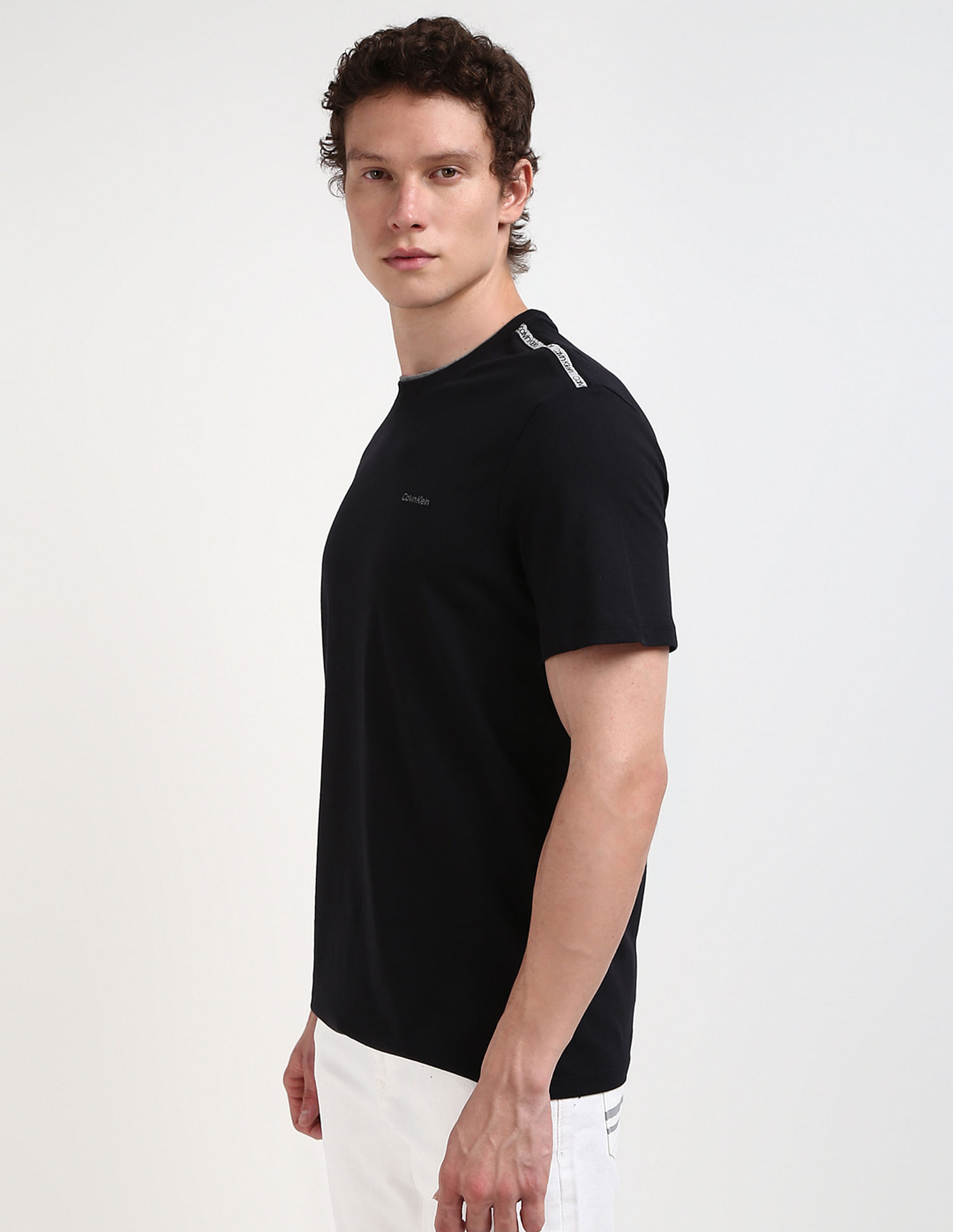 Calvin Klein Short Sleeve Shoulder Taping T-Shirt