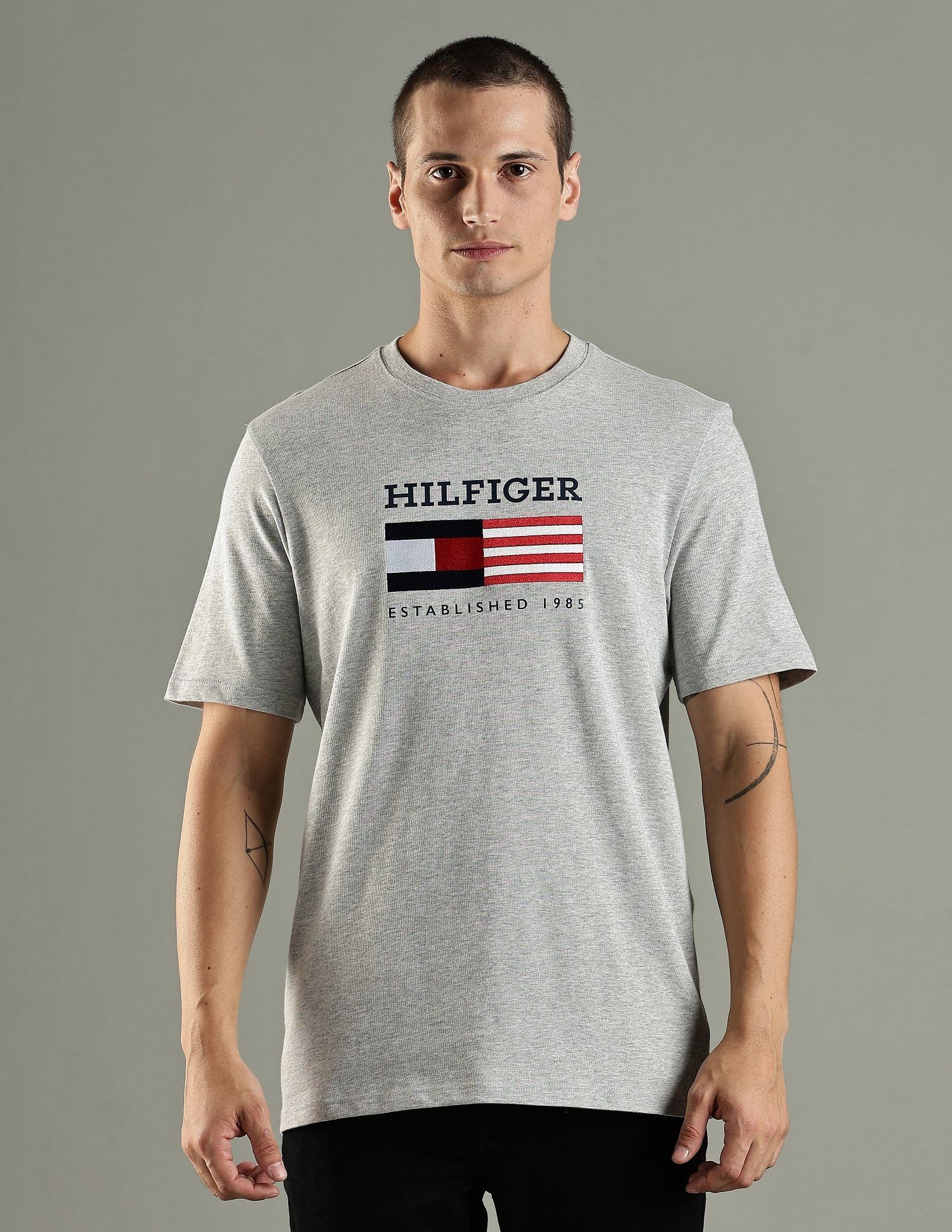 Tommy Hilfiger Logo Regular Fit Cotton T-Shirt