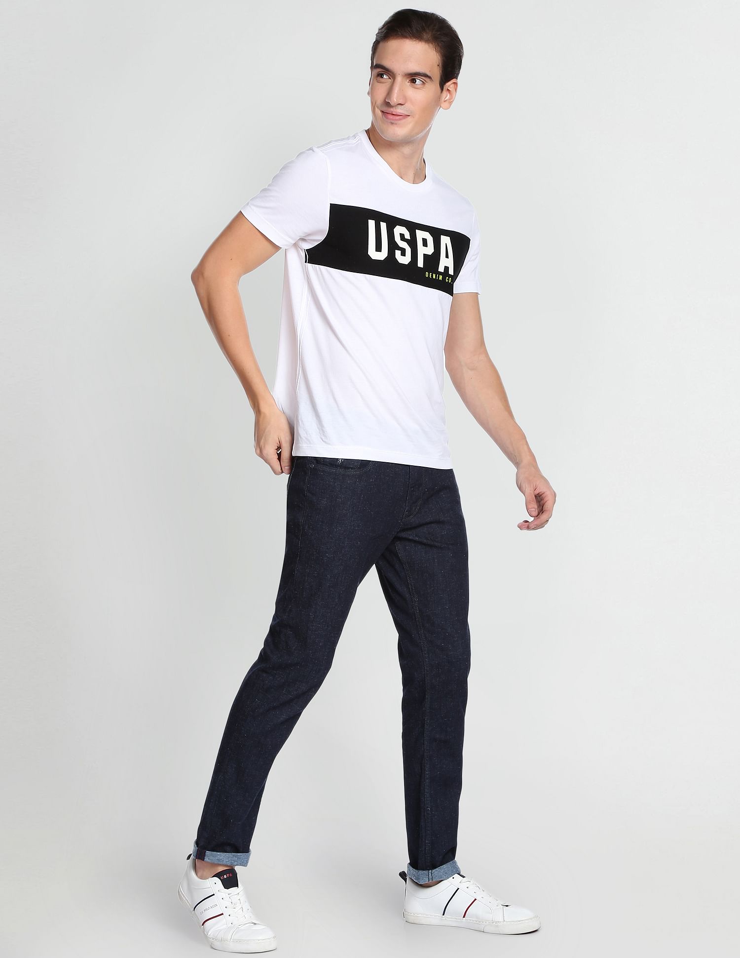 U.S. Polo Assn. Denim Co. Brandon Slim Tapered Fit Blue Jeans