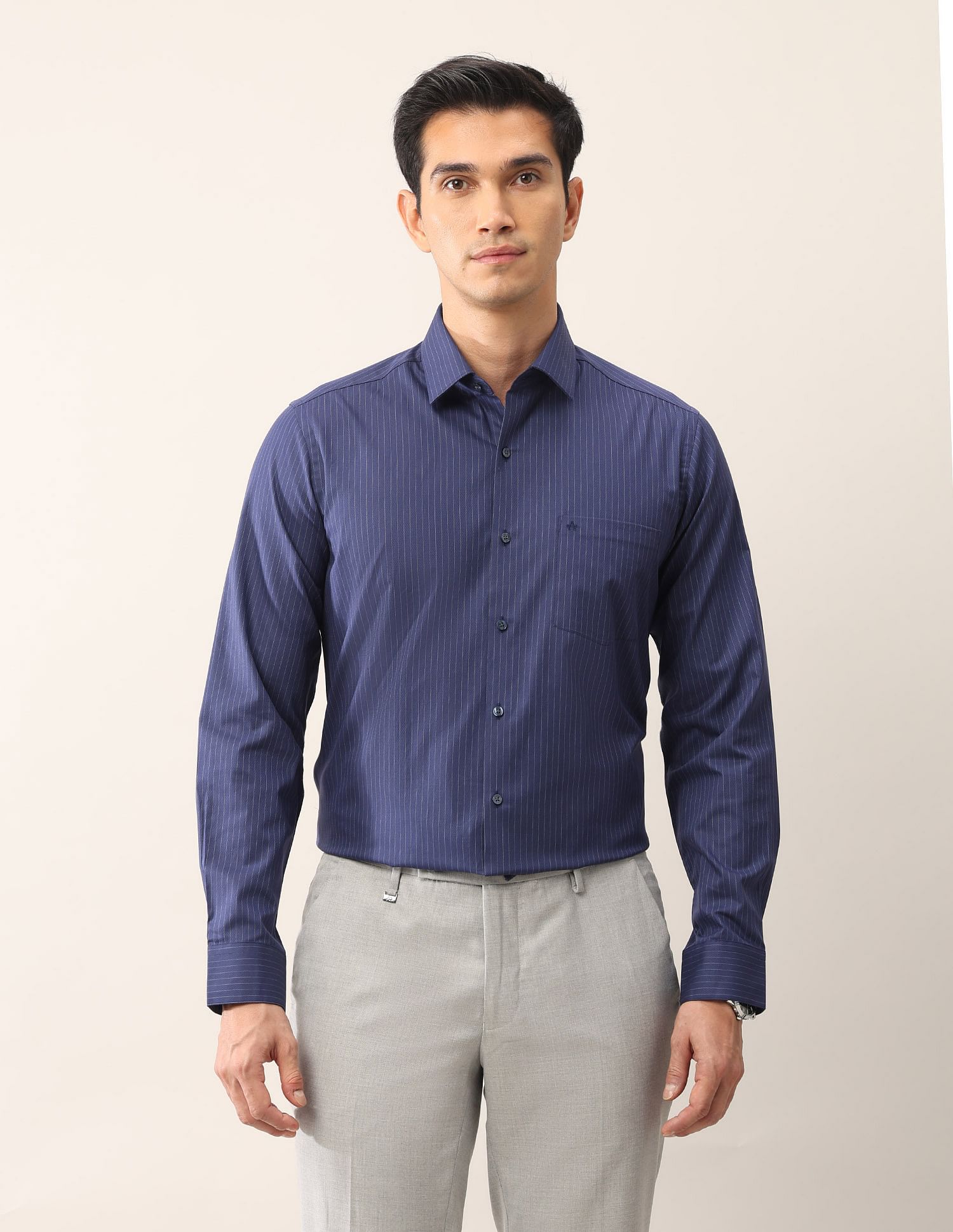 Arrow Dobby Vertical Striped Ceremonial Shirt