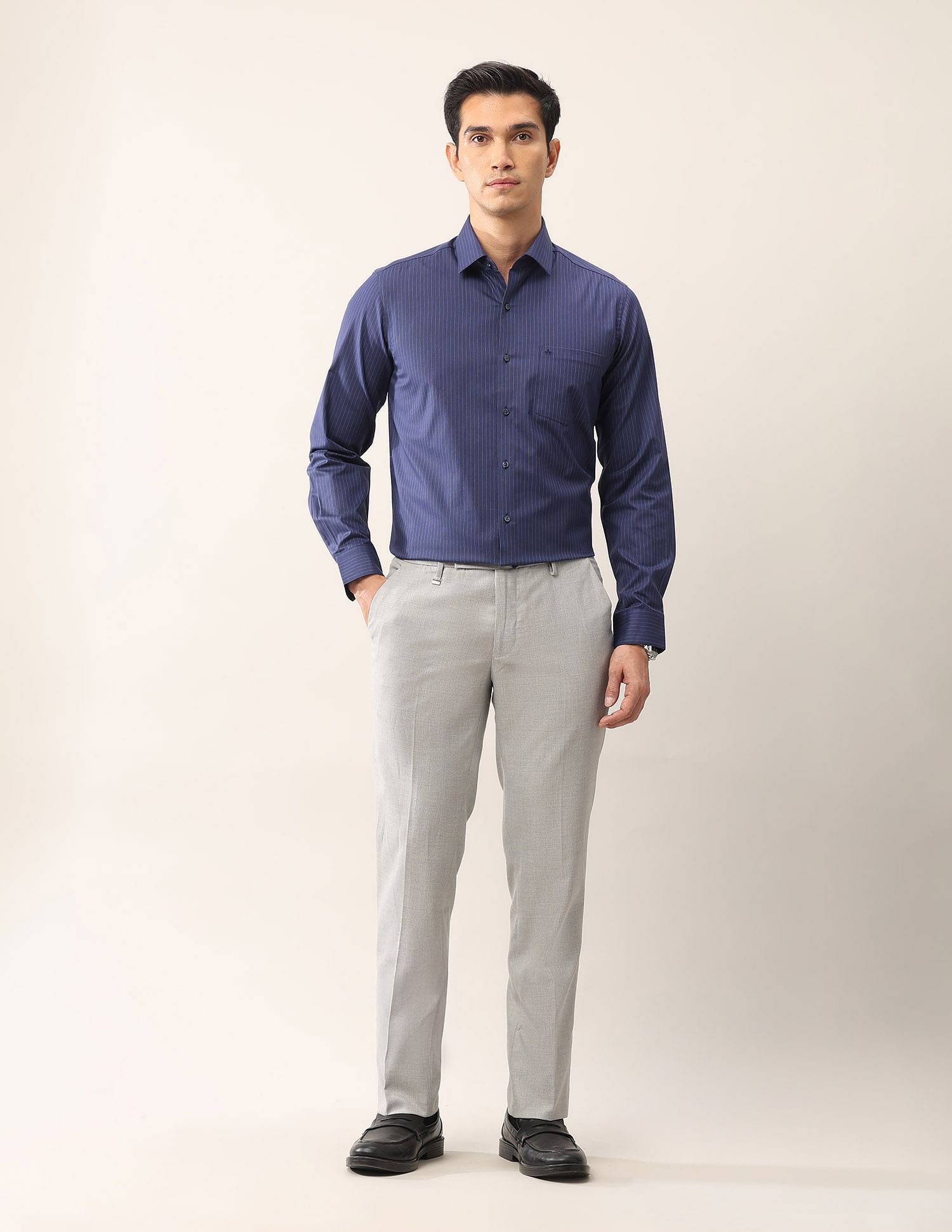 Arrow Dobby Vertical Striped Ceremonial Shirt