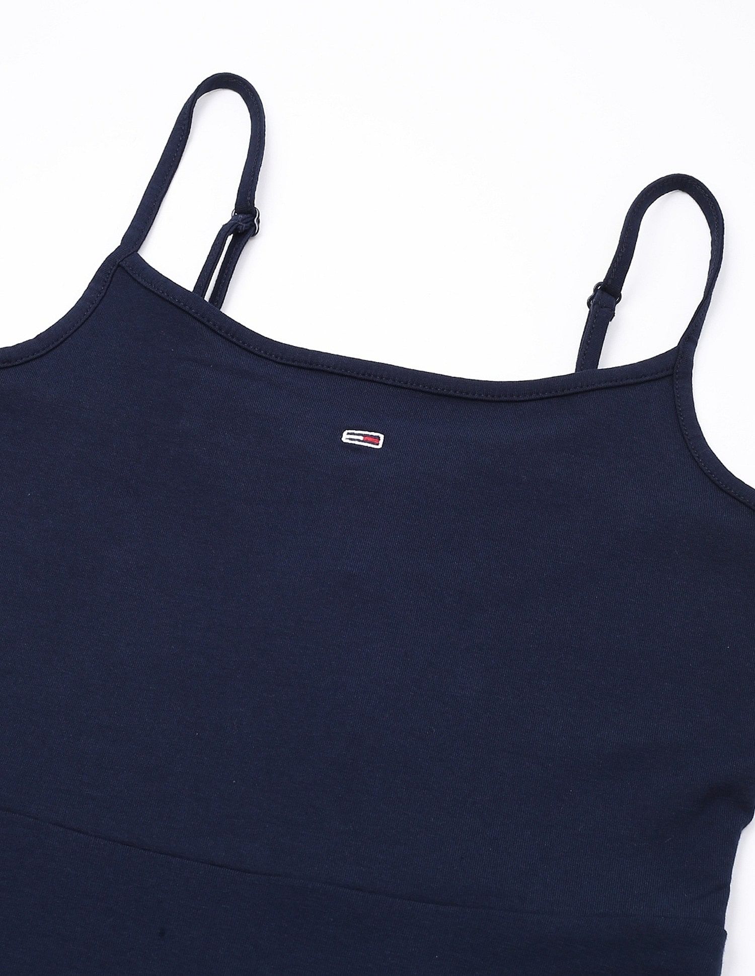 Tommy Hilfiger Cotton Straps Neck Slip Dress