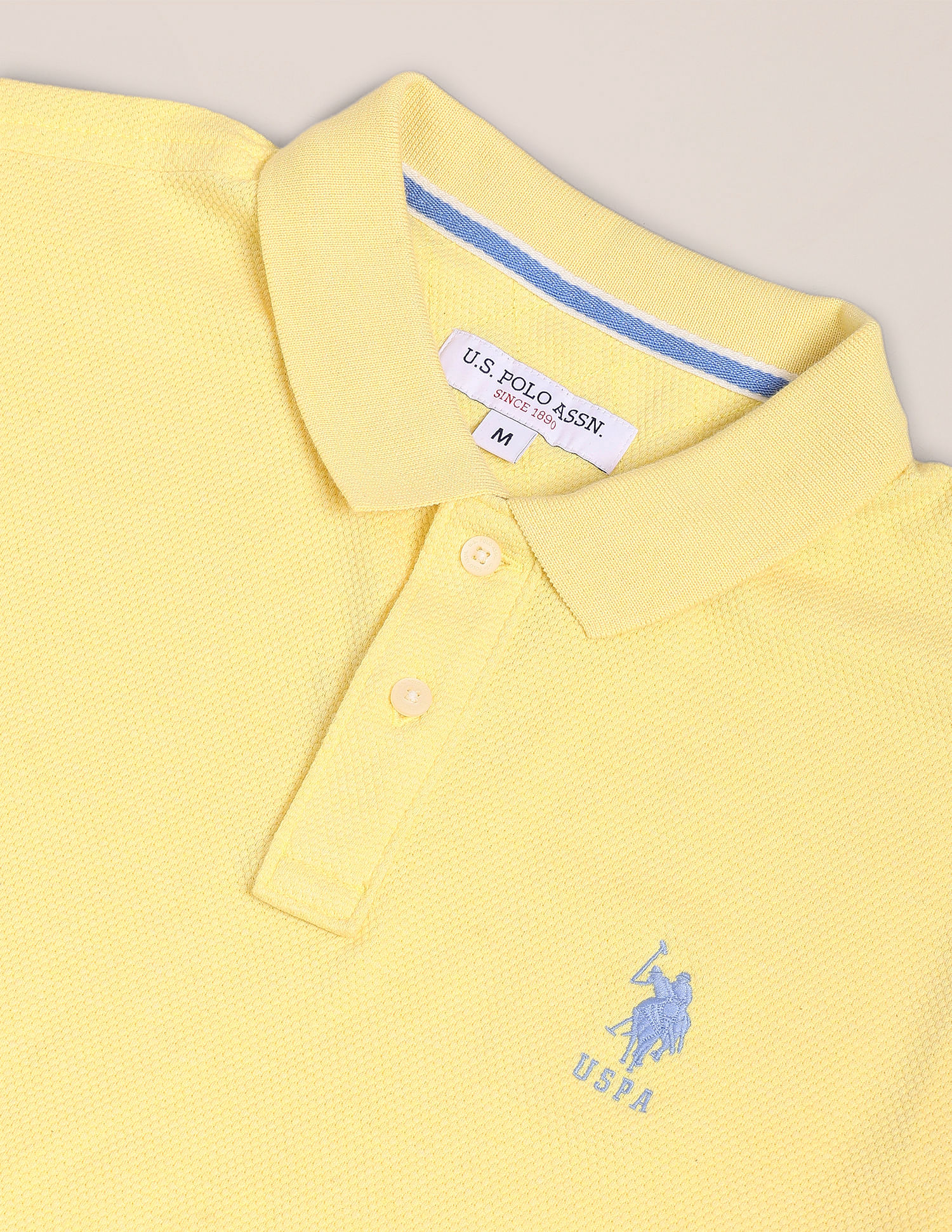 U.S. Polo Assn. Slim Fit Popcorn Polo Shirt