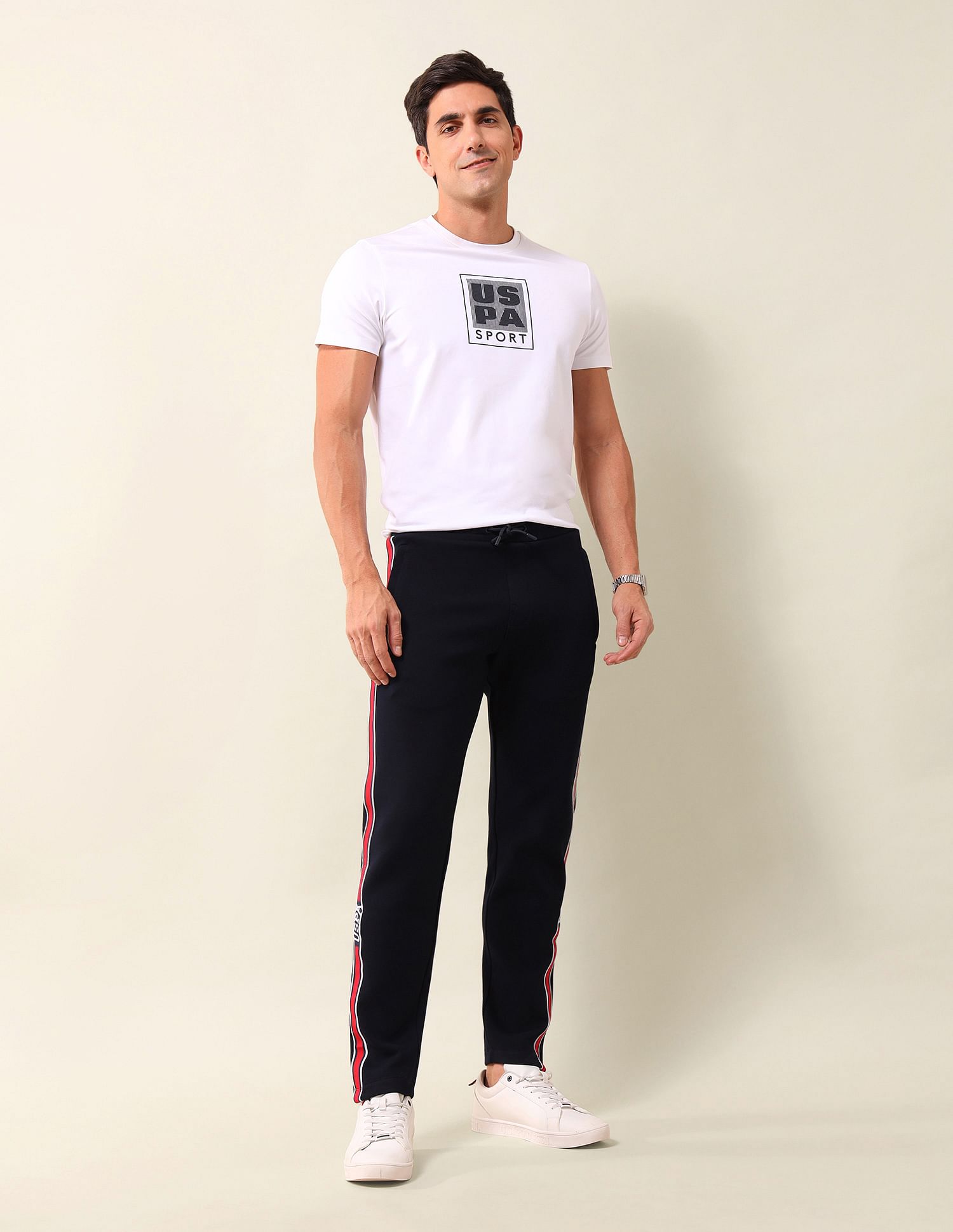 U.S. Polo Assn. Solid Slim Fit Track Pant