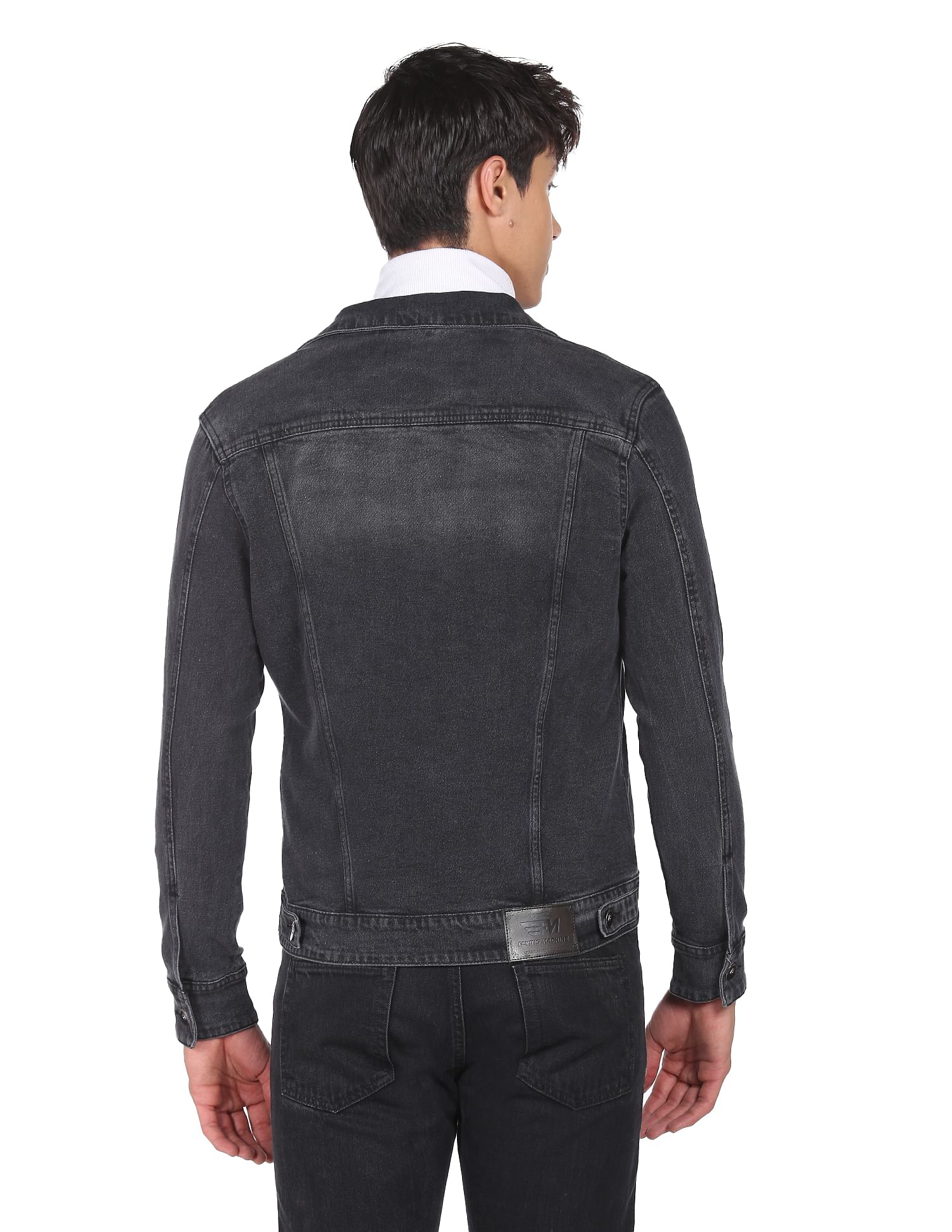 Flying Machine Washed Denim Jacket