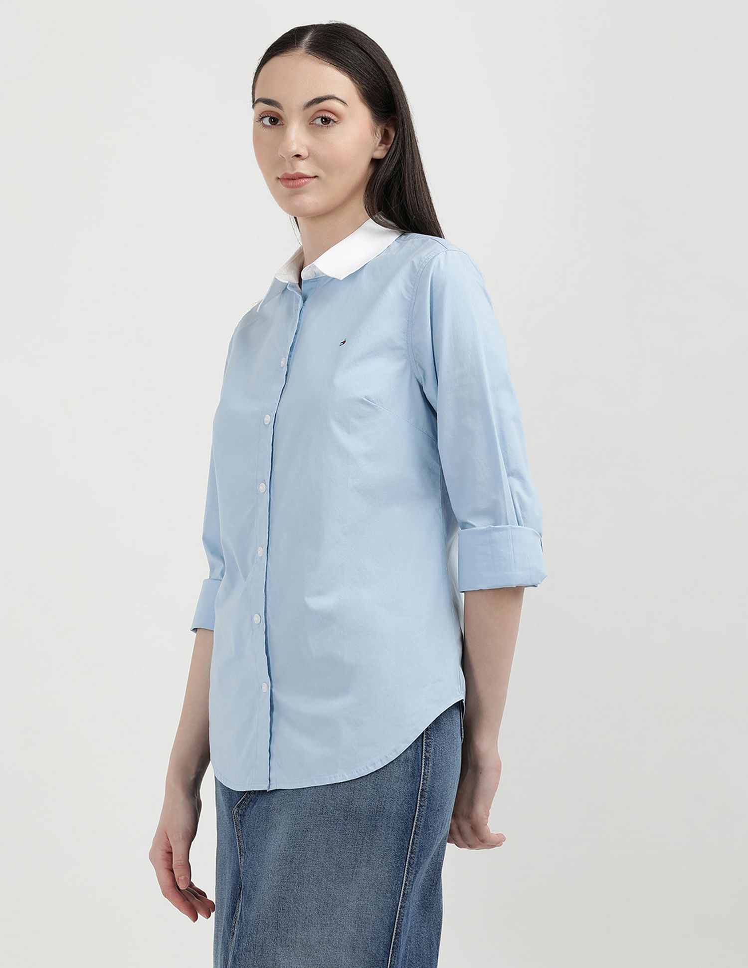 Tommy Hilfiger Poplin Solid Regular Shirt