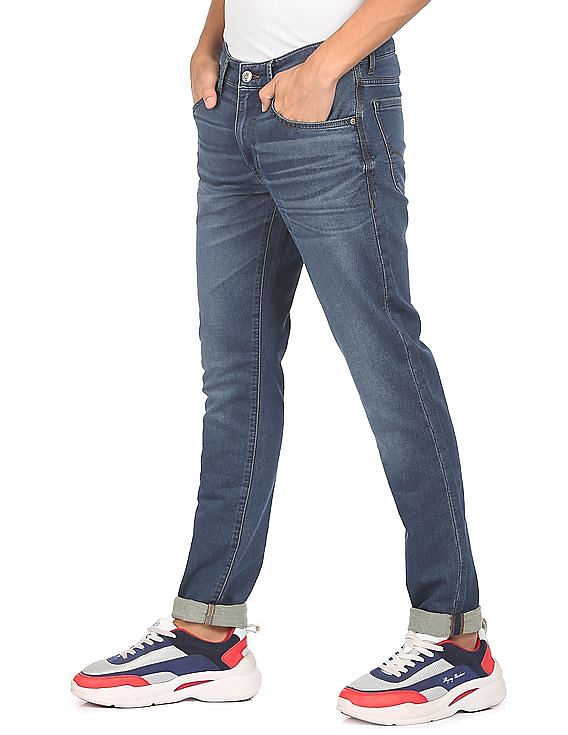 Buy U.S. Polo Assn. Denim Co. Brandon Slim Tapered Fit Blue Jeans 