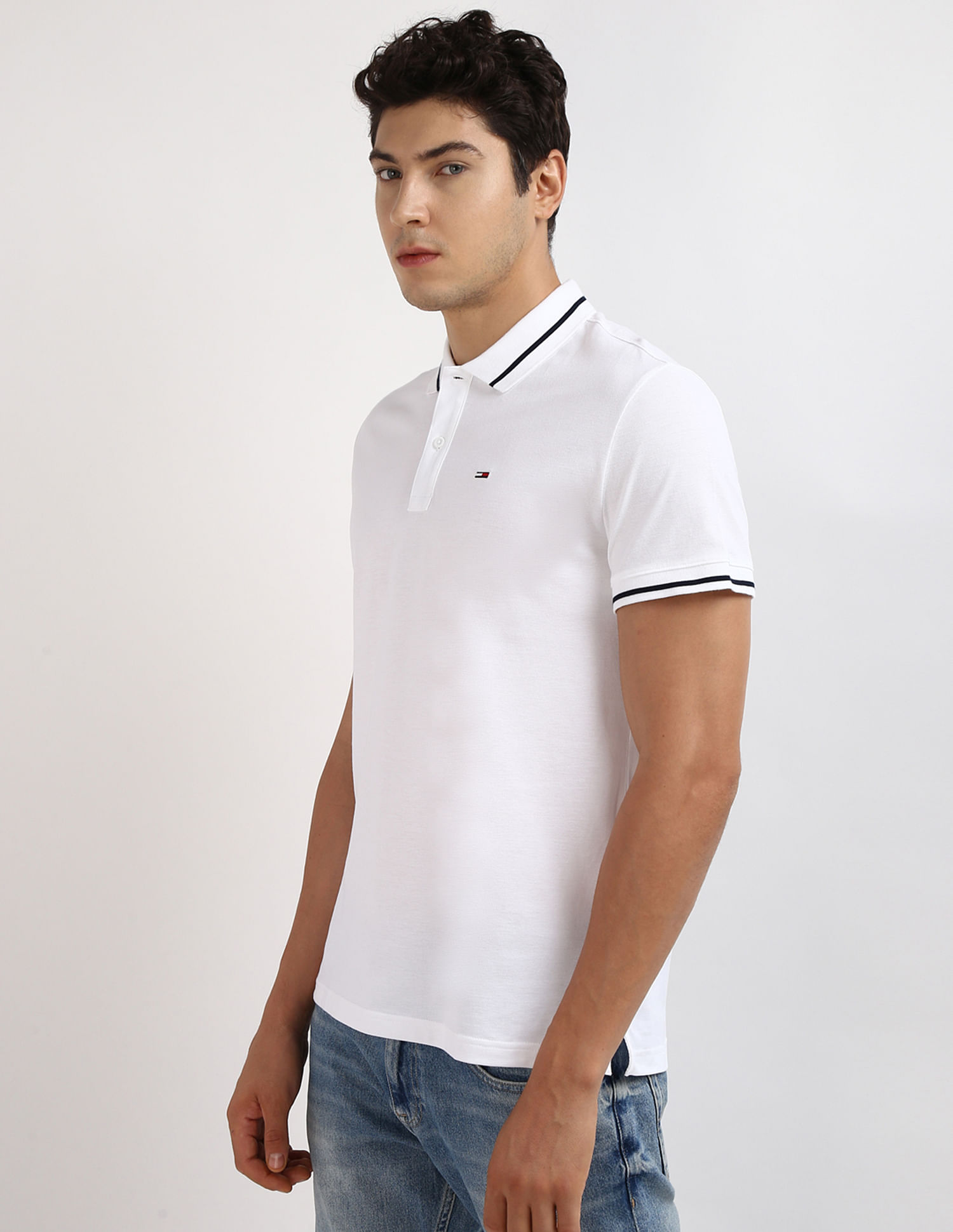 Tommy Hilfiger Tipped Stretch Polo Shirt