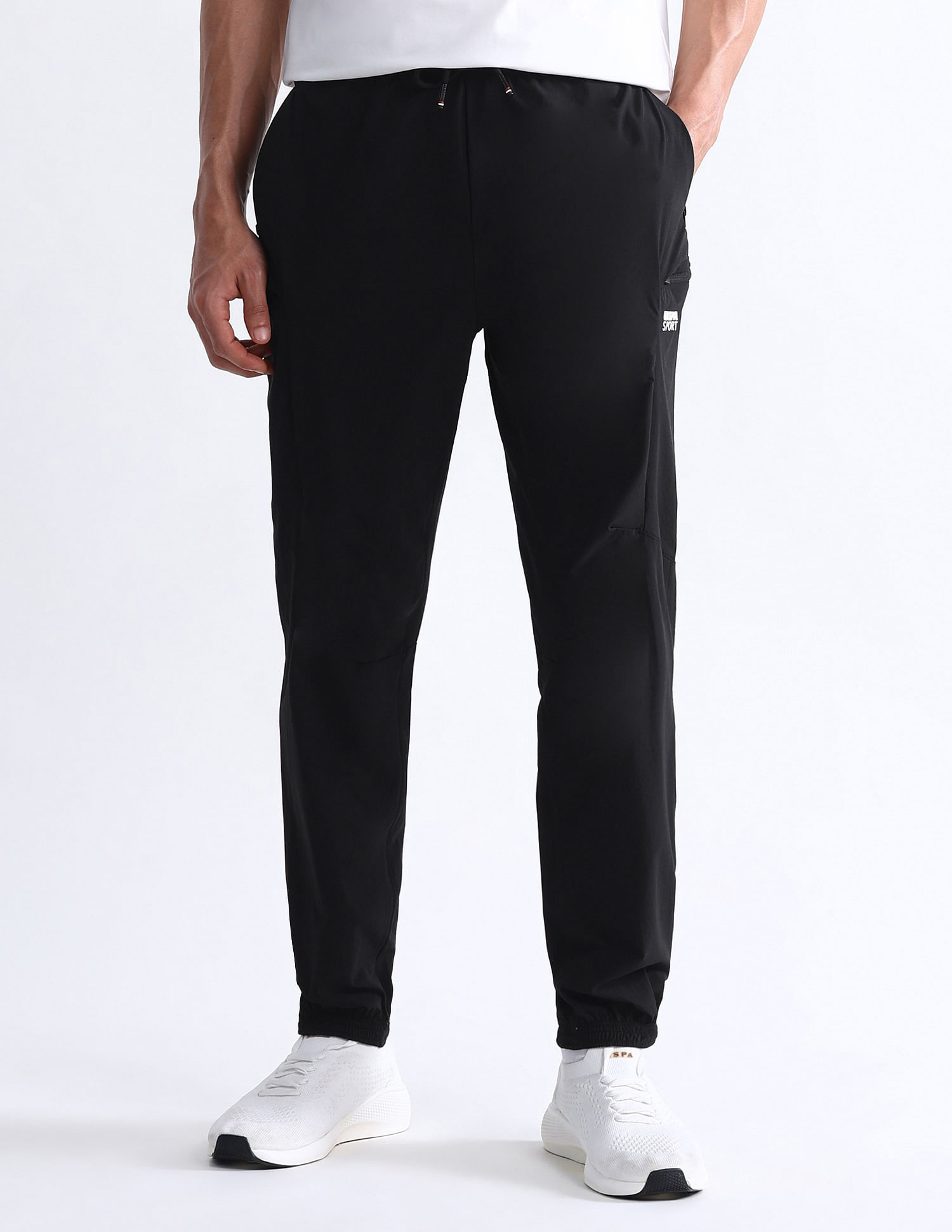 USPA Active Solid Slim Fit Active Joggers
