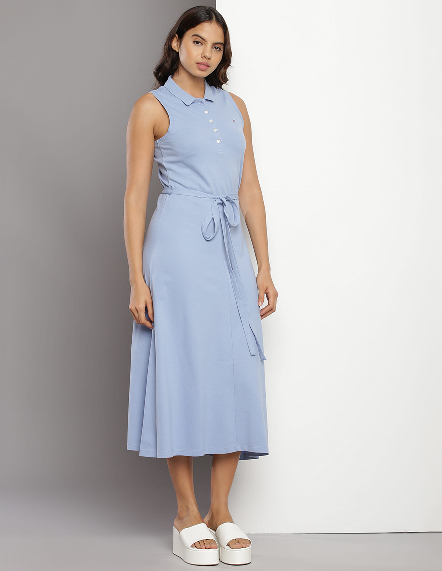tommy hilfiger fit and flare midi dress Anne Klein Fit & Flare Midi Dress main image 0