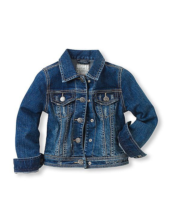 Children's place hotsell blue jean jacket