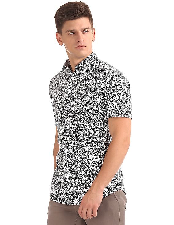 Buy Gant Men Hazy Flower Print Slim Short Sleeve Town Shirt