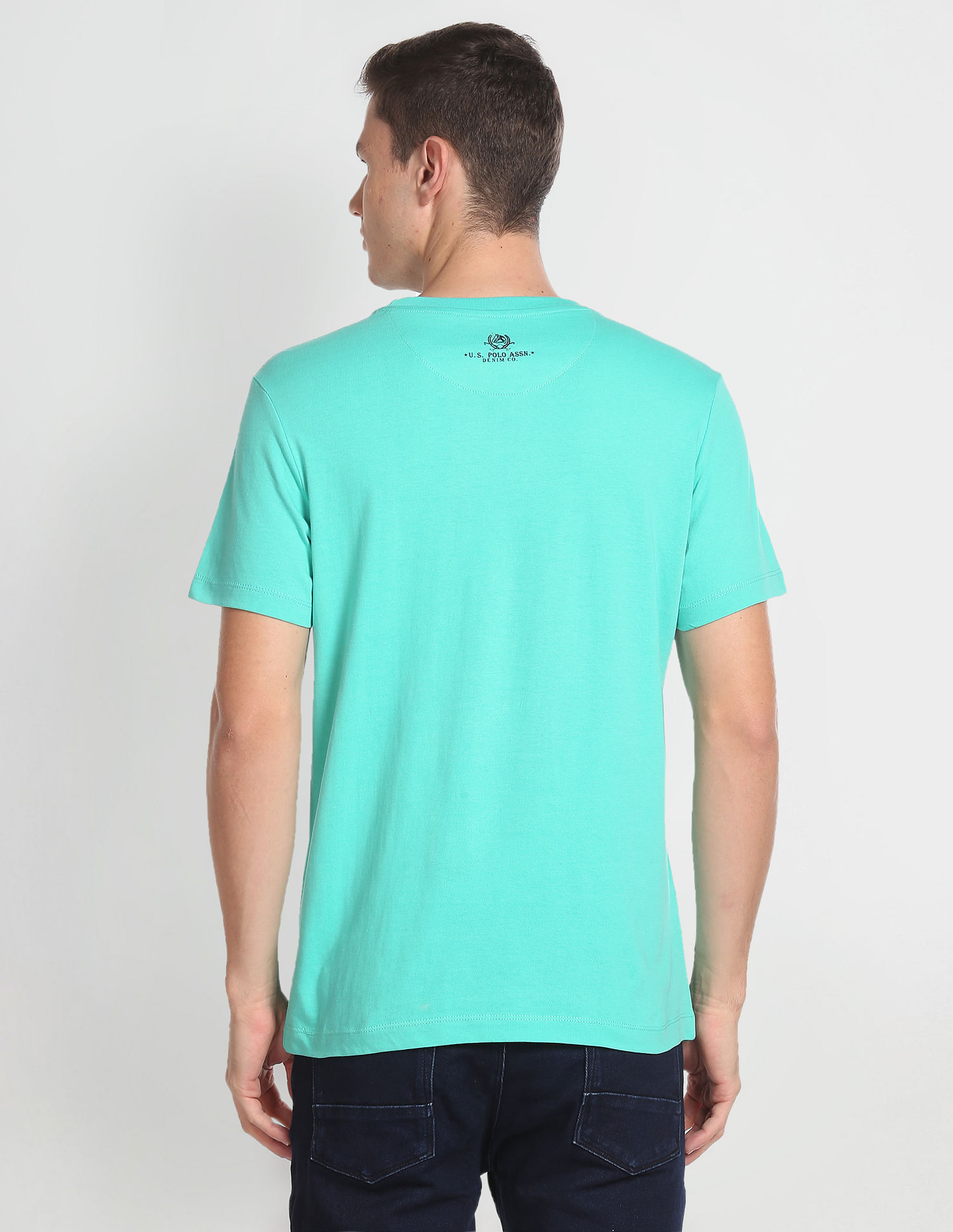 U.S. Polo Assn. Crew Neck Graphic Print T-Shirt