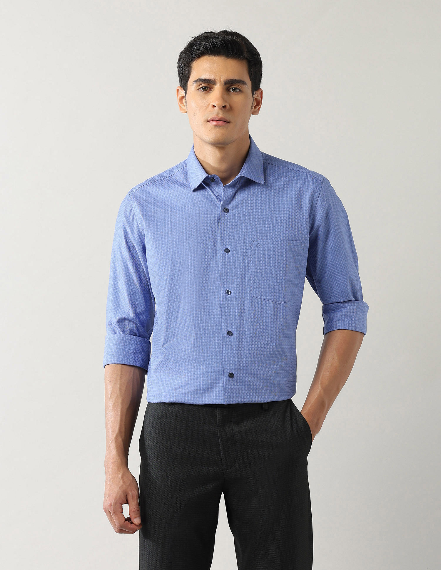 Arrow Liberty Classic Fit Textured Shirt