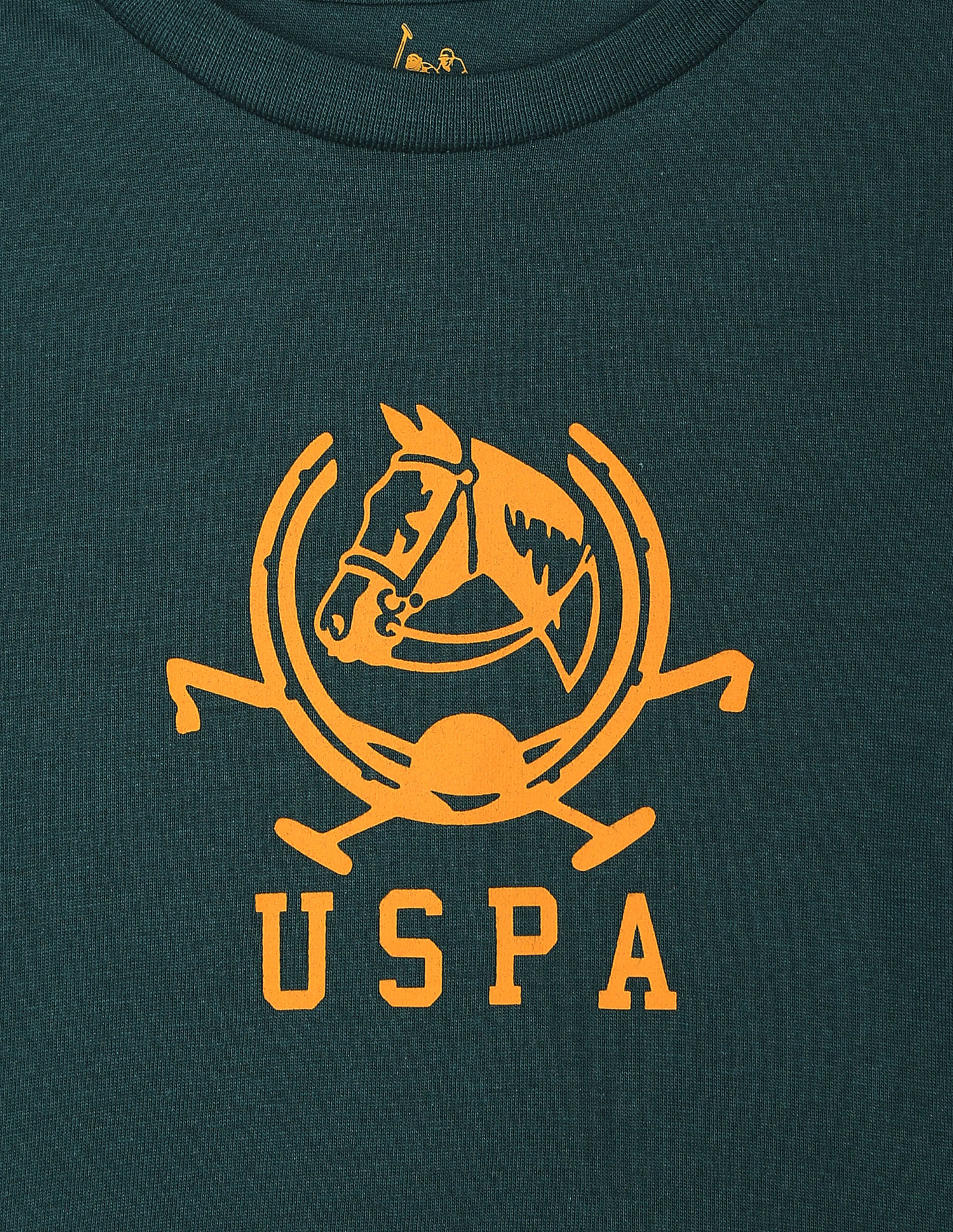 U.S. Polo Assn. Kids Crew Neck Brand Print T-Shirt - Pack Of 2