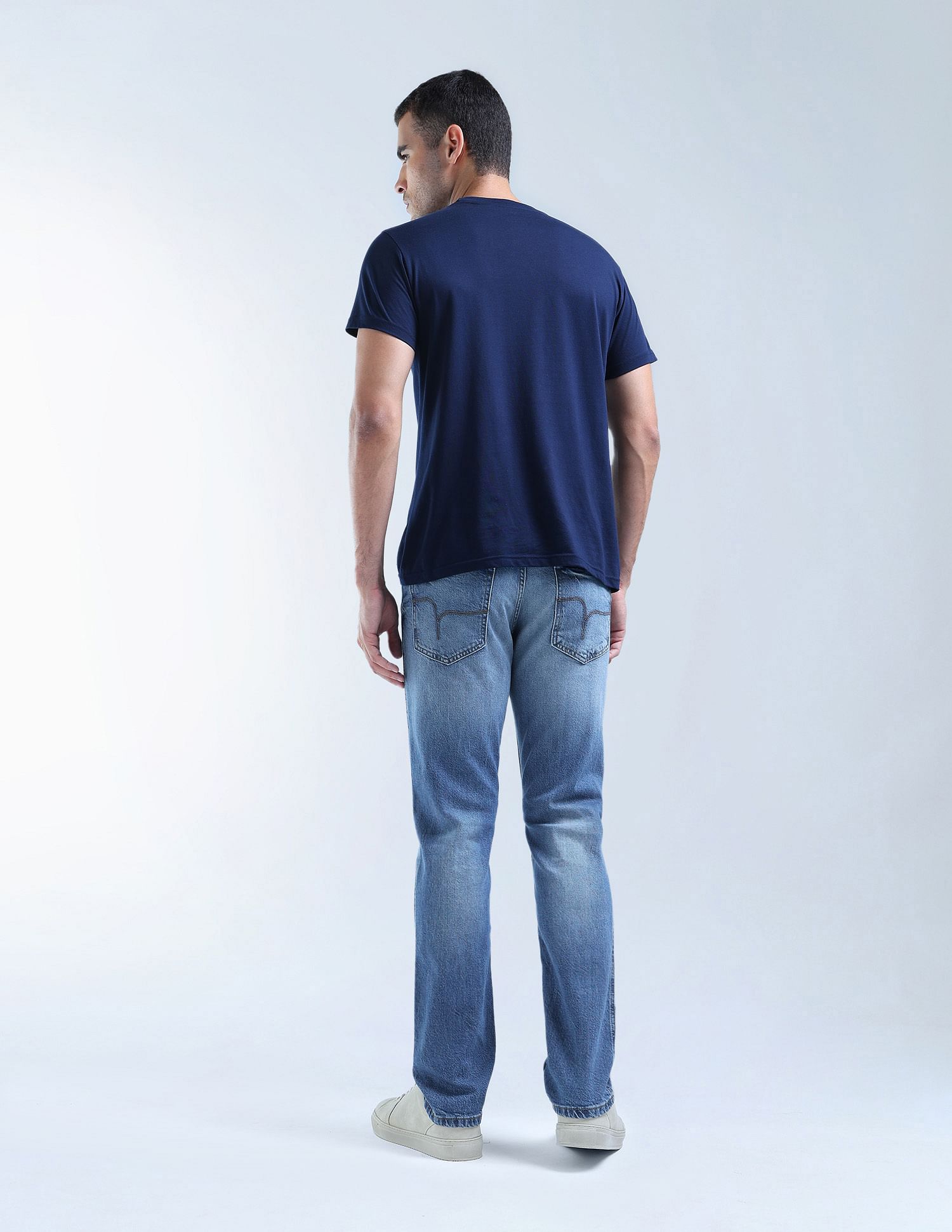 Flying Machine Freddie Slim Straight Fit Authentic Signature Jeans