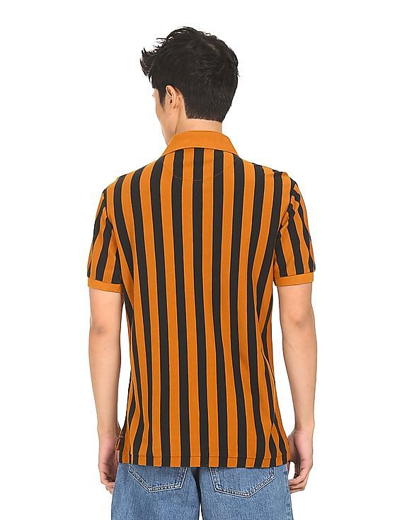 U.S. Polo Assn. Pique Striped Polo Shirt