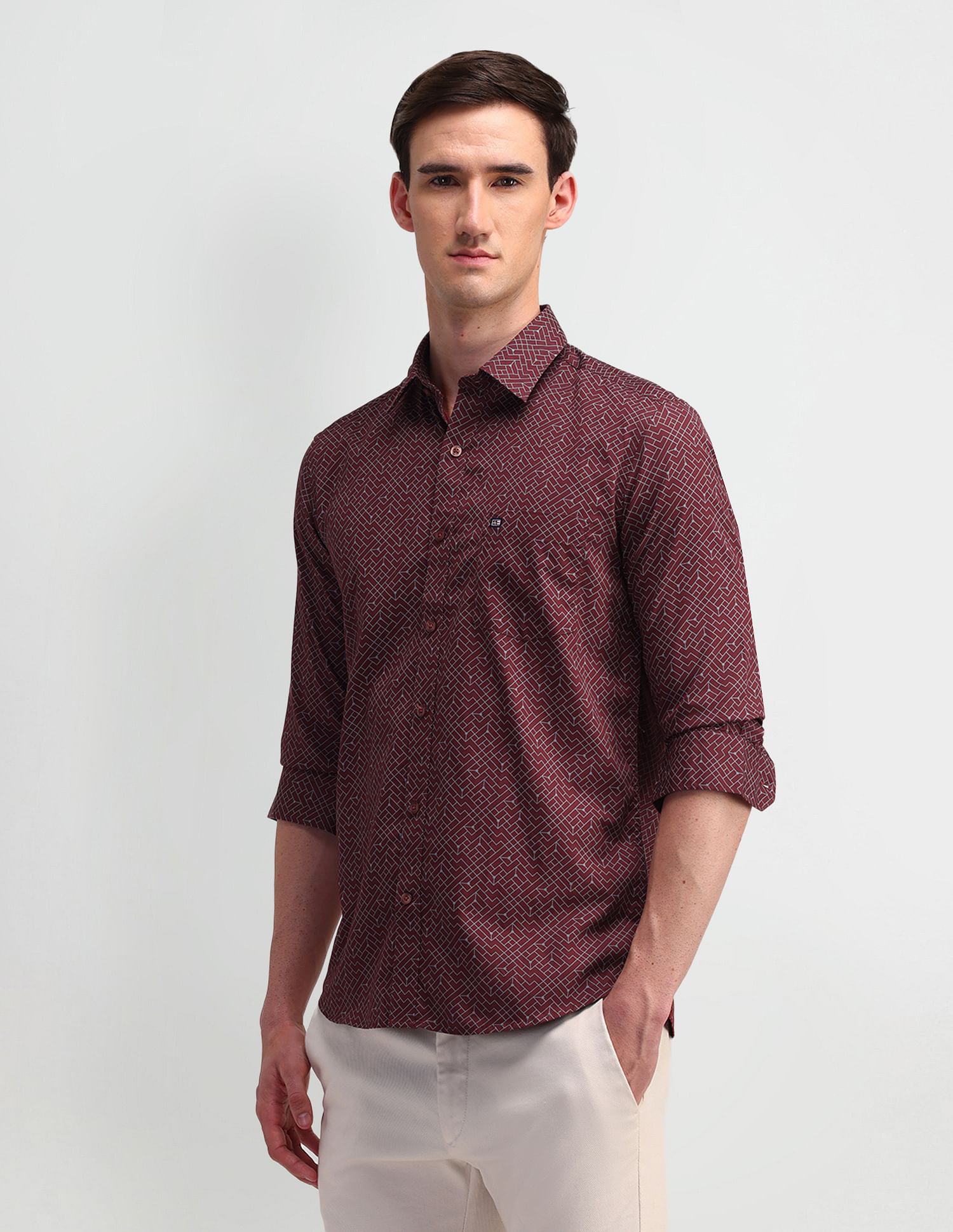 Arrow Sport Slim Fit Cotton Shirt