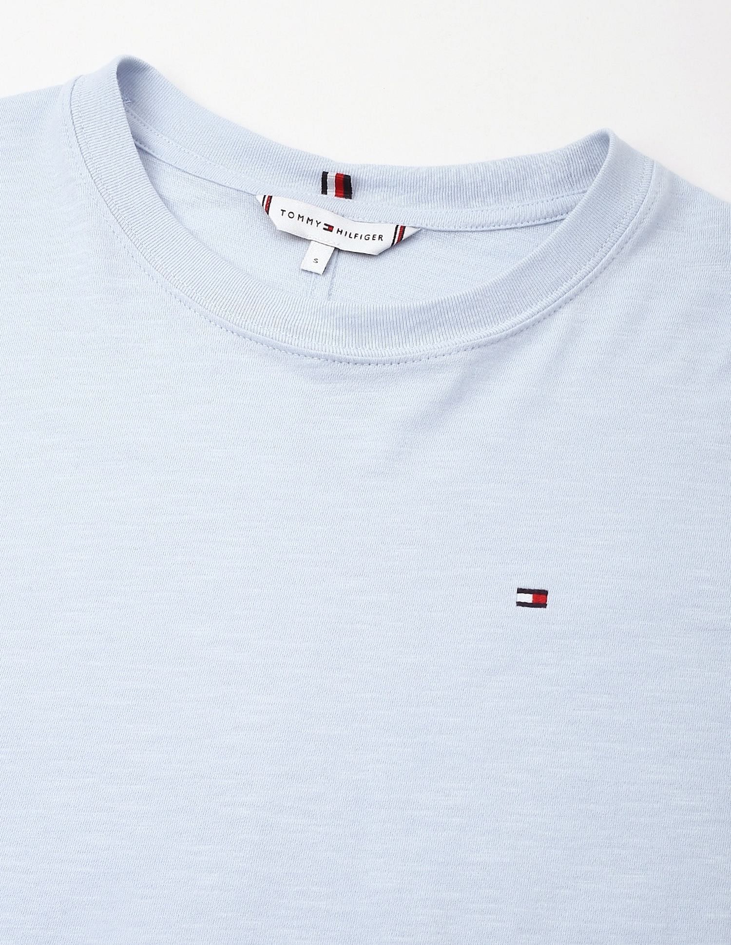 Tommy Hilfiger Solid Regular-Fit Cotton T-Shirt