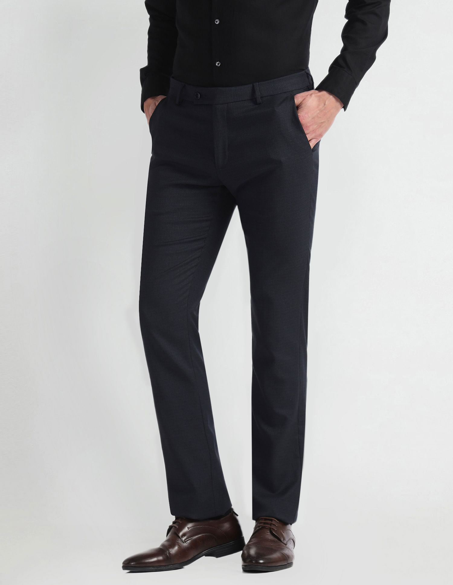 Arrow Smart Flex Slim Fit Trousers