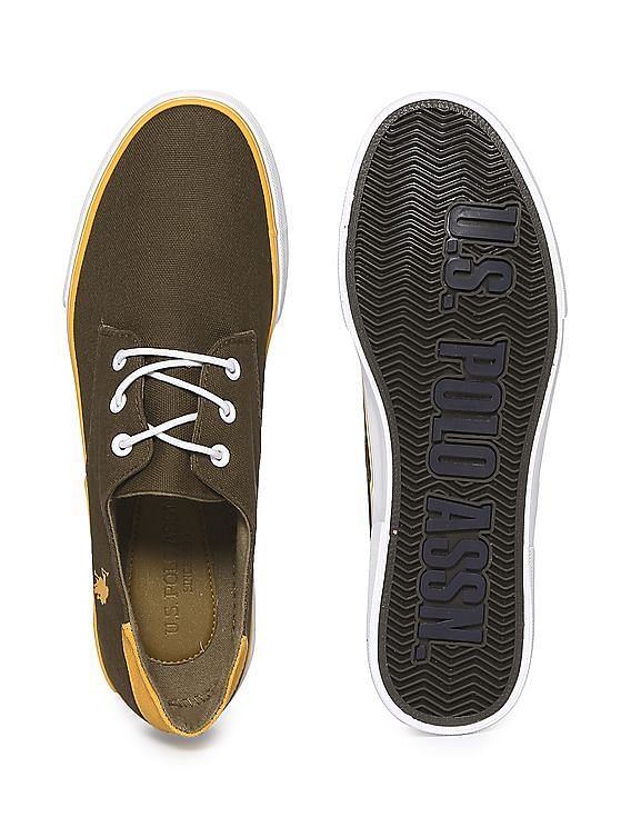 U.S. Polo Assn. Contrast Sole Canvas Nez Sneakers