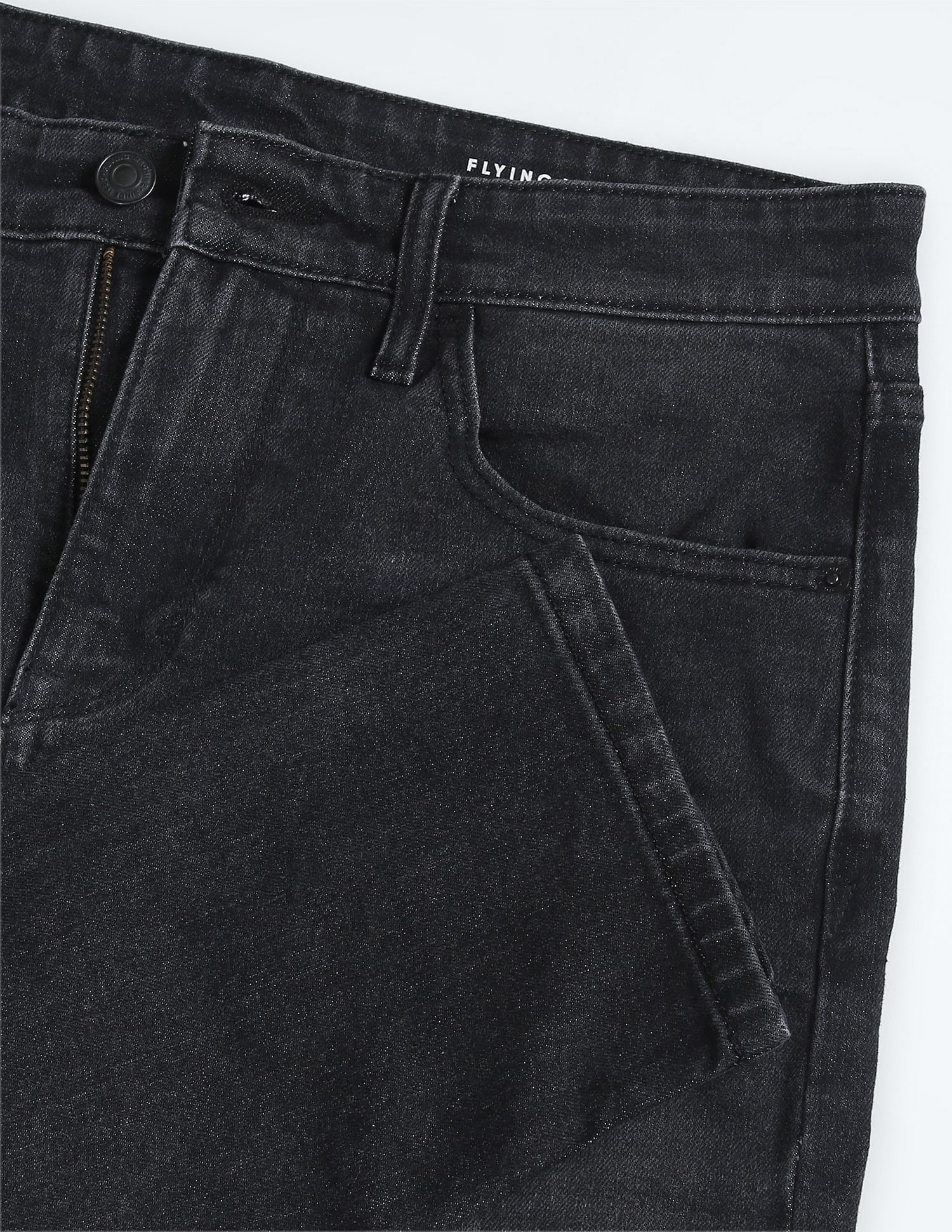Flying Machine Slash Slim Tapered Stone Wash Jeans