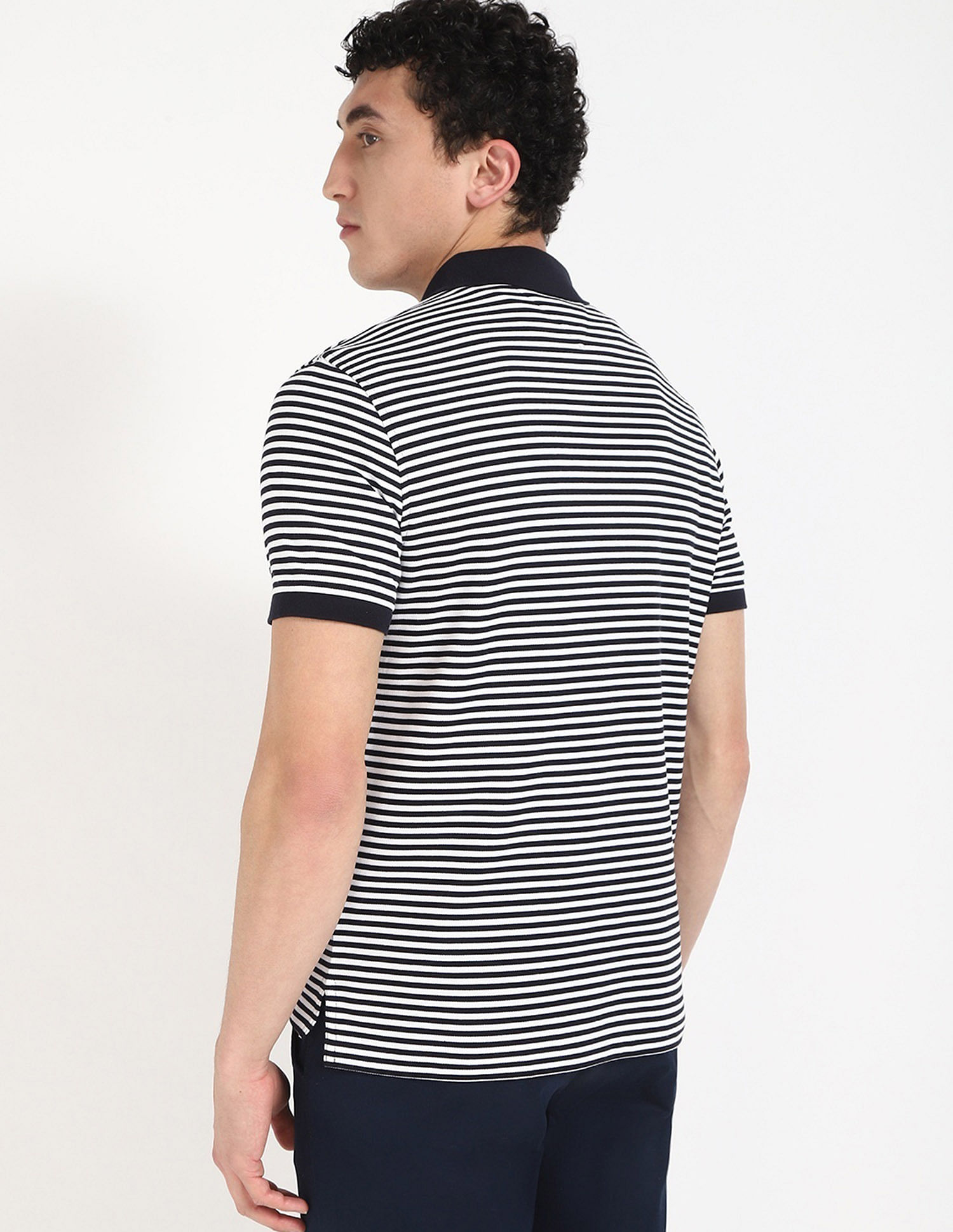 Tommy Hilfiger Striped Regular-Fit Cotton T-Shirt