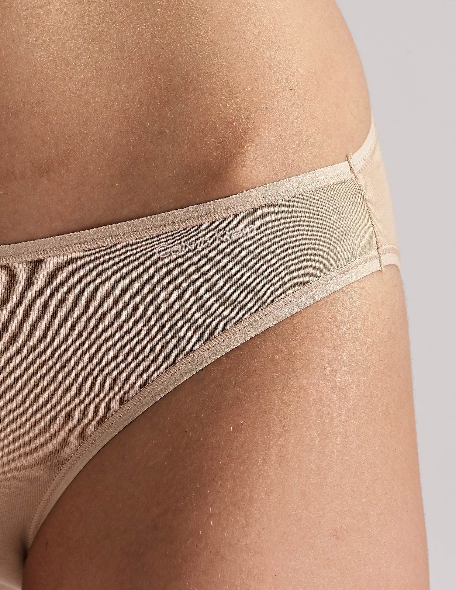 Calvin Klein Underwear Beige Solid Low Rise Panties