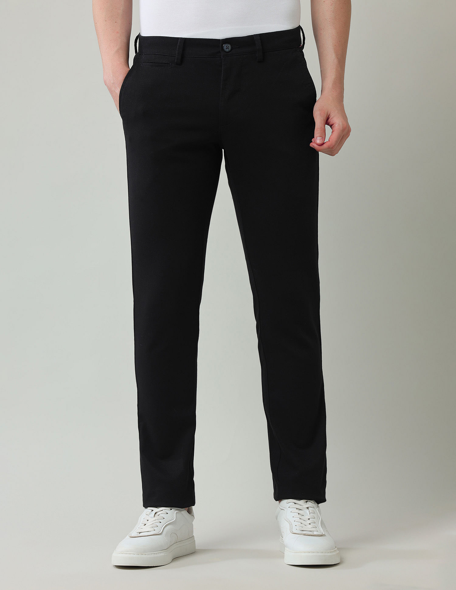 Arrow Sport Mid Rise Dobby Trousers