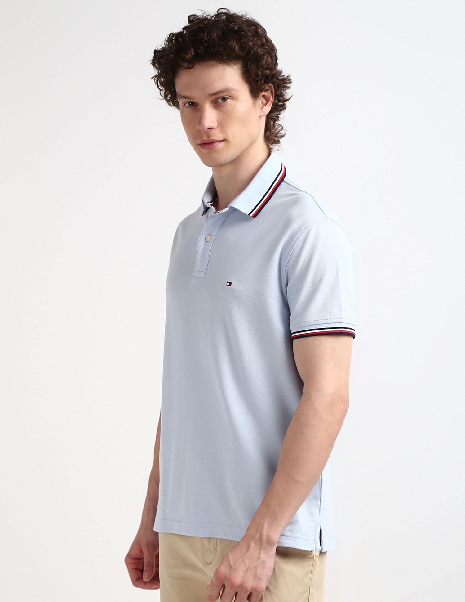 Tommy Hilfiger Tipped Cotton Polo Shirt