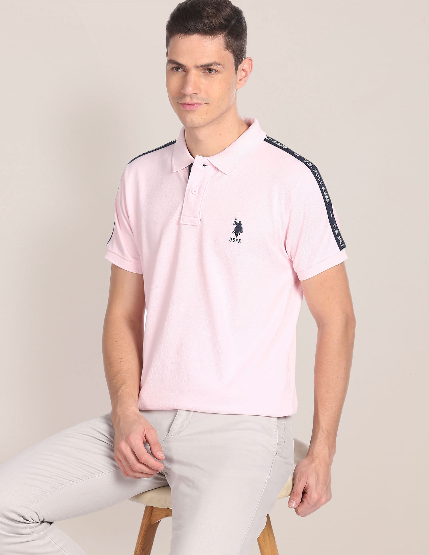 Us polo clearance pink t shirt