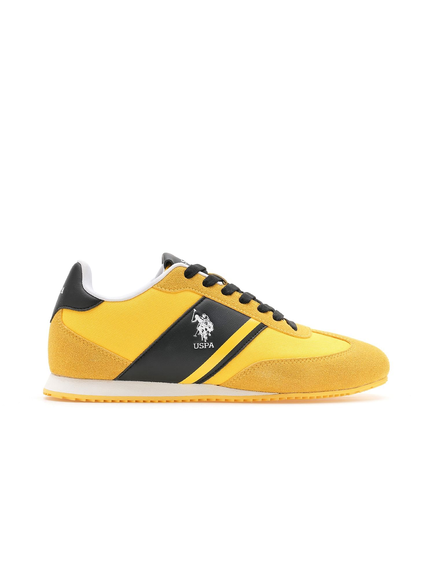 U.S. Polo Assn. Men Vadler Suede Colourblocked Sneakers