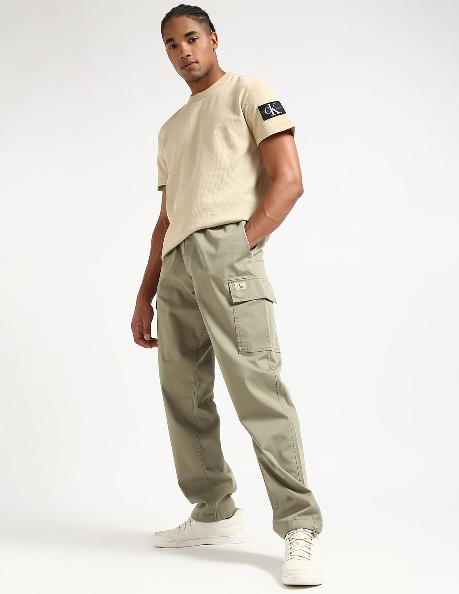 Calvin Klein Jeans Stright Fit Solid Cargo