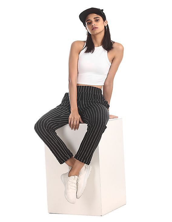 Zara  Pants  Jumpsuits  Nwt Zara 2piece Openwork Striped Knit Pants And  Top Set  Poshmark