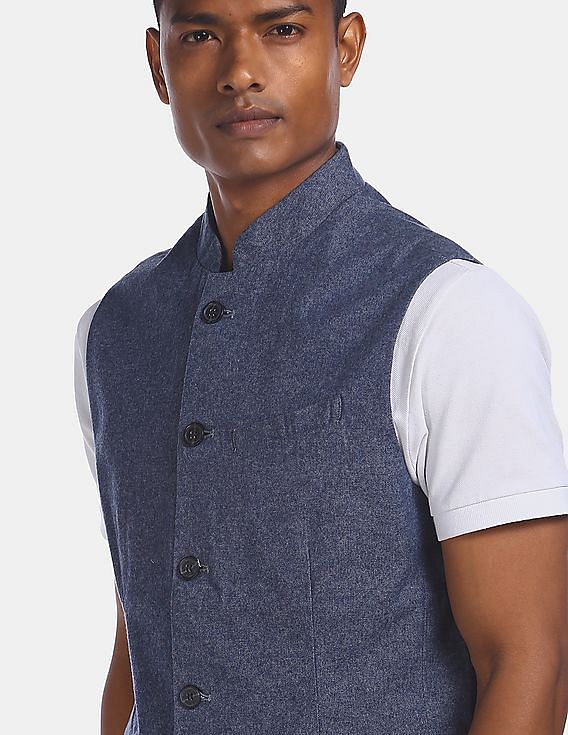 us polo nehru jacket