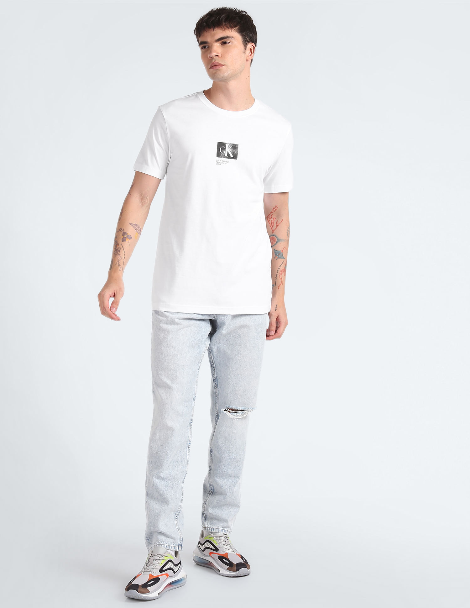 [ JEANS] Back Graphics Relax T-Shirt ★人気★ Inner Peace Graphic Boyfriend T-Shirt – Urban Planet