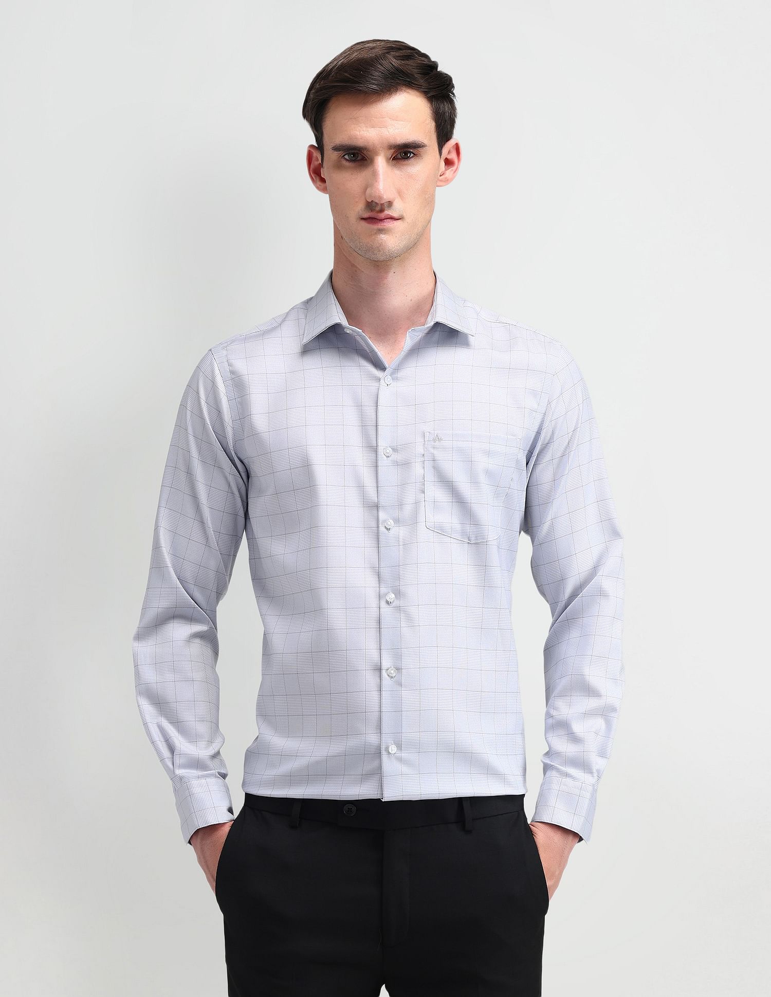 Arrow Liberty Classic Fit Plaid Checked Shirt