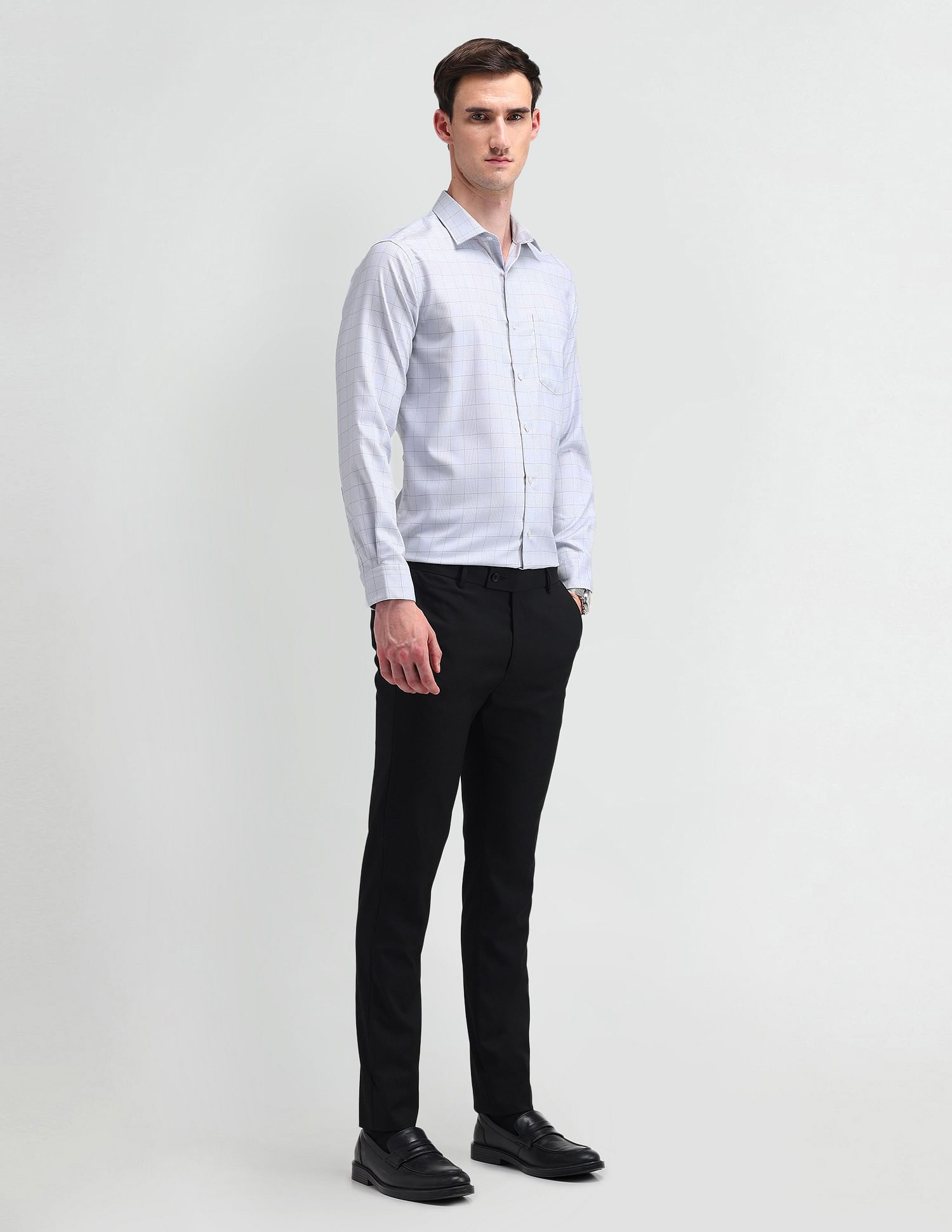 Arrow Liberty Classic Fit Plaid Checked Shirt