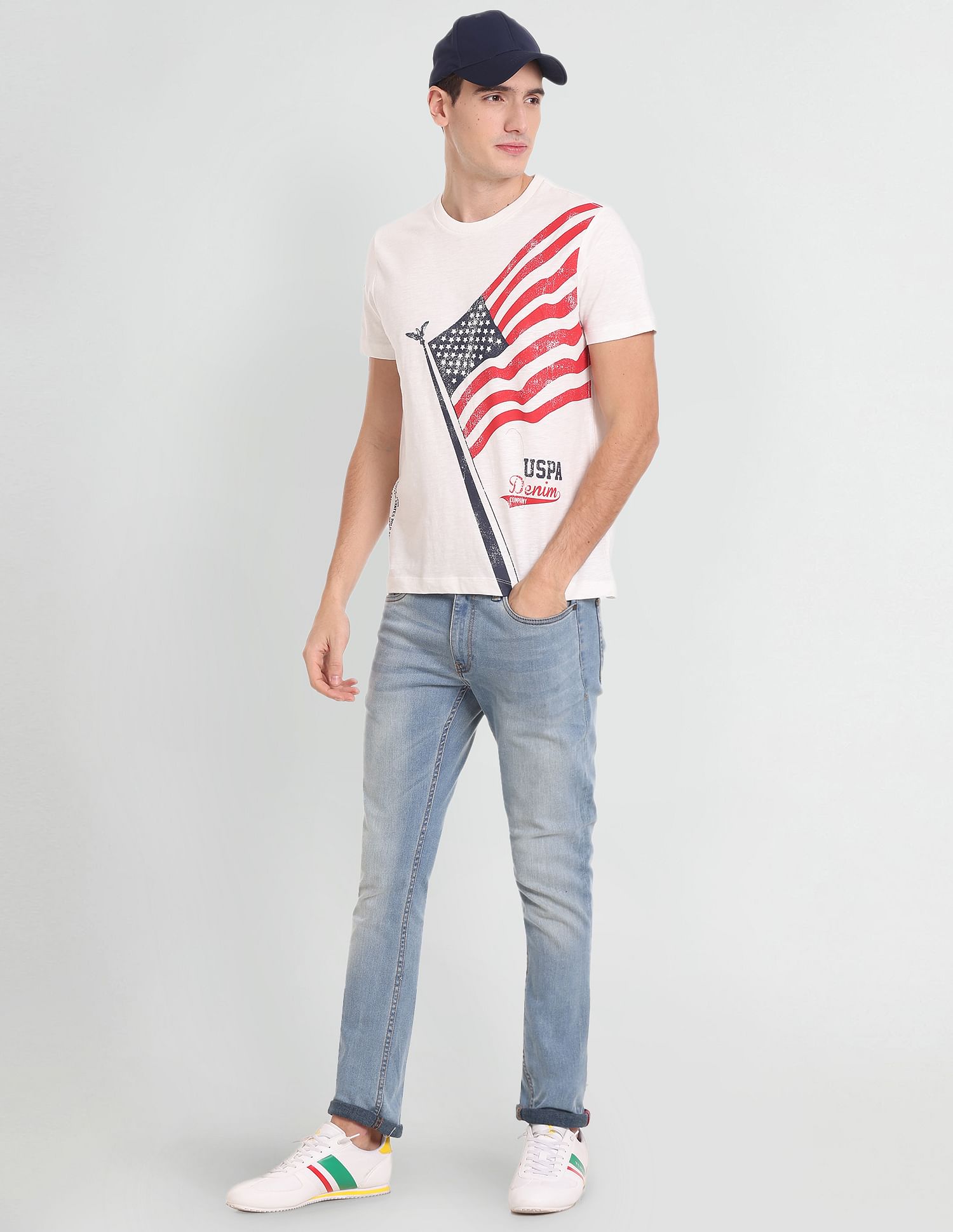 U.S. Polo Assn. Denim Co. Iconic Graphic Print T-Shirt