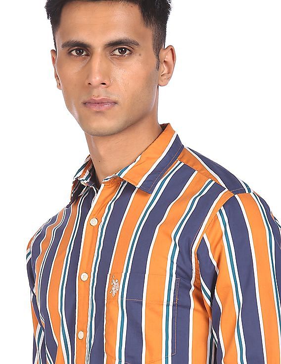 U.S. Polo Assn. Cotton Striped Casual Shirt