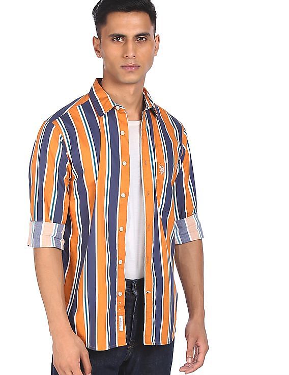 U.S. Polo Assn. Cotton Striped Casual Shirt
