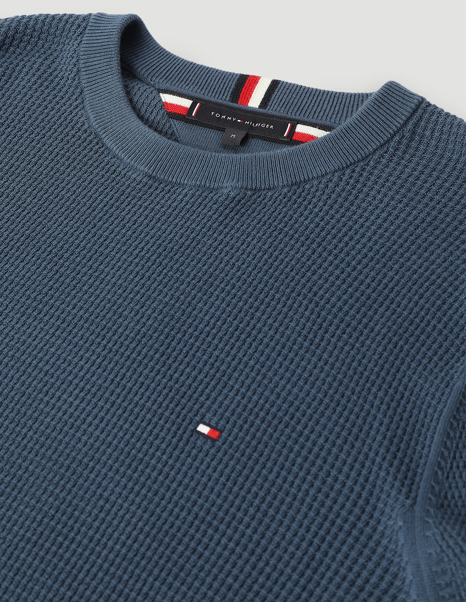 Tommy Hilfiger Refined Structure Organic Cotton Sweater