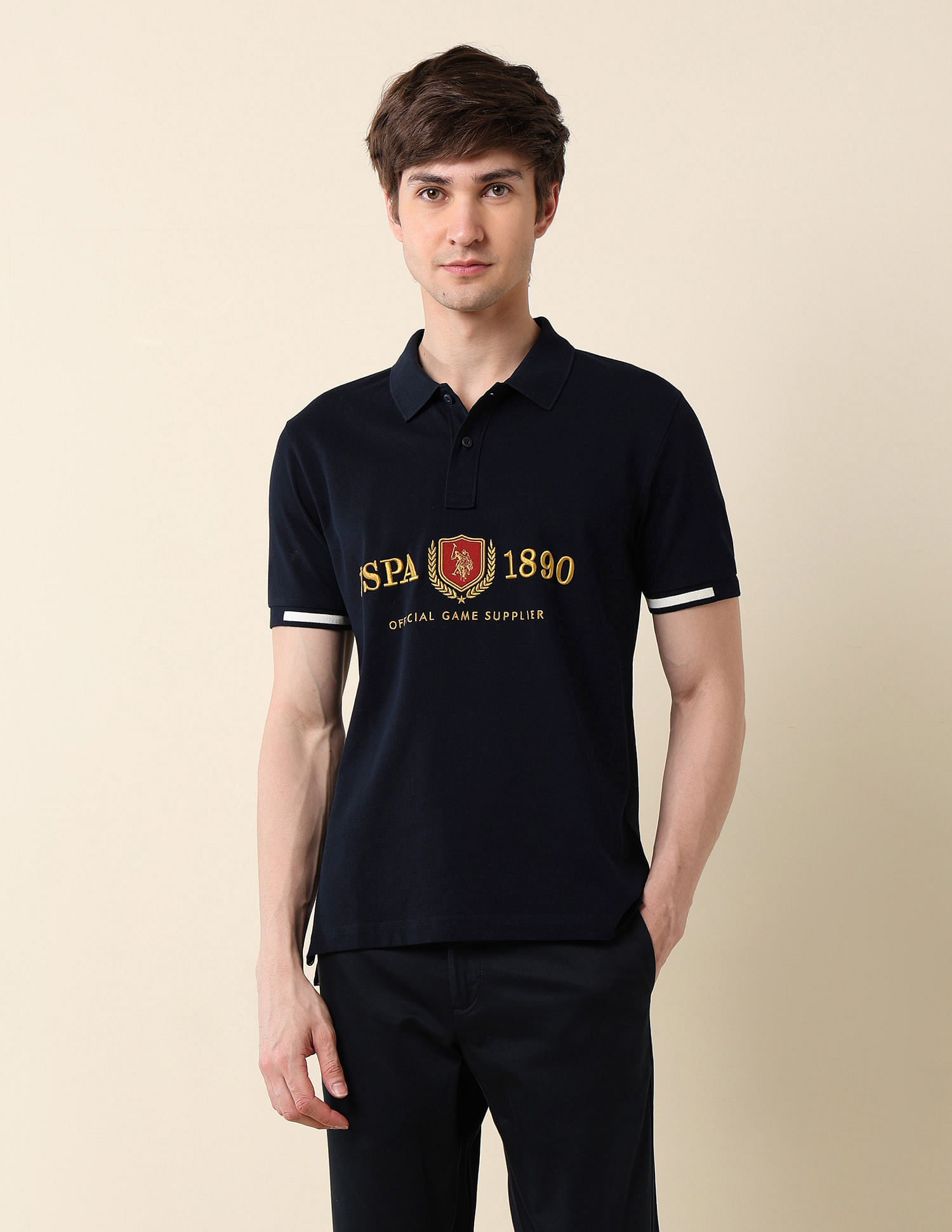 U.S. Polo Assn. Brand Embroidered Classic Polo Shirt