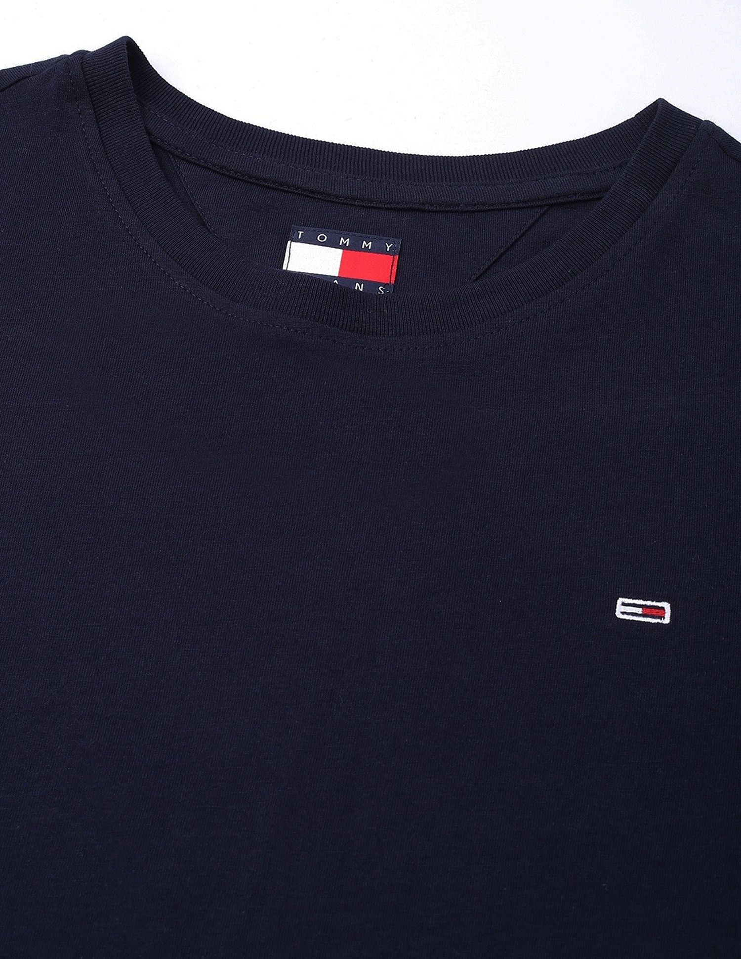 Tommy Hilfiger Solid Slim-Fit Cotton T-Shirt