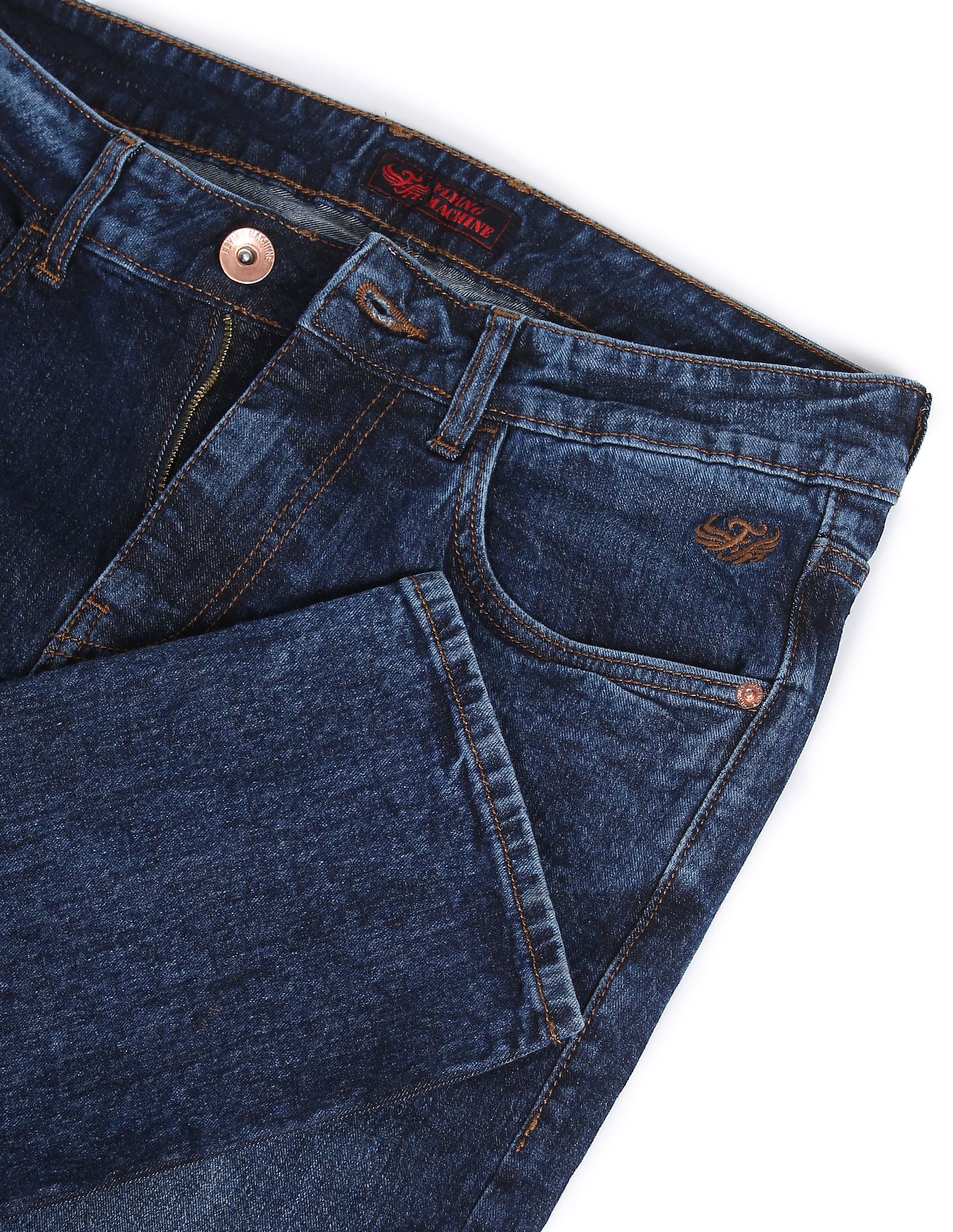 Flying Machine Stone Wash Michael Slim Tapered Fit Jeans