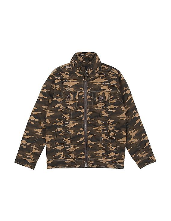 utilitarian hooded bomber jacket